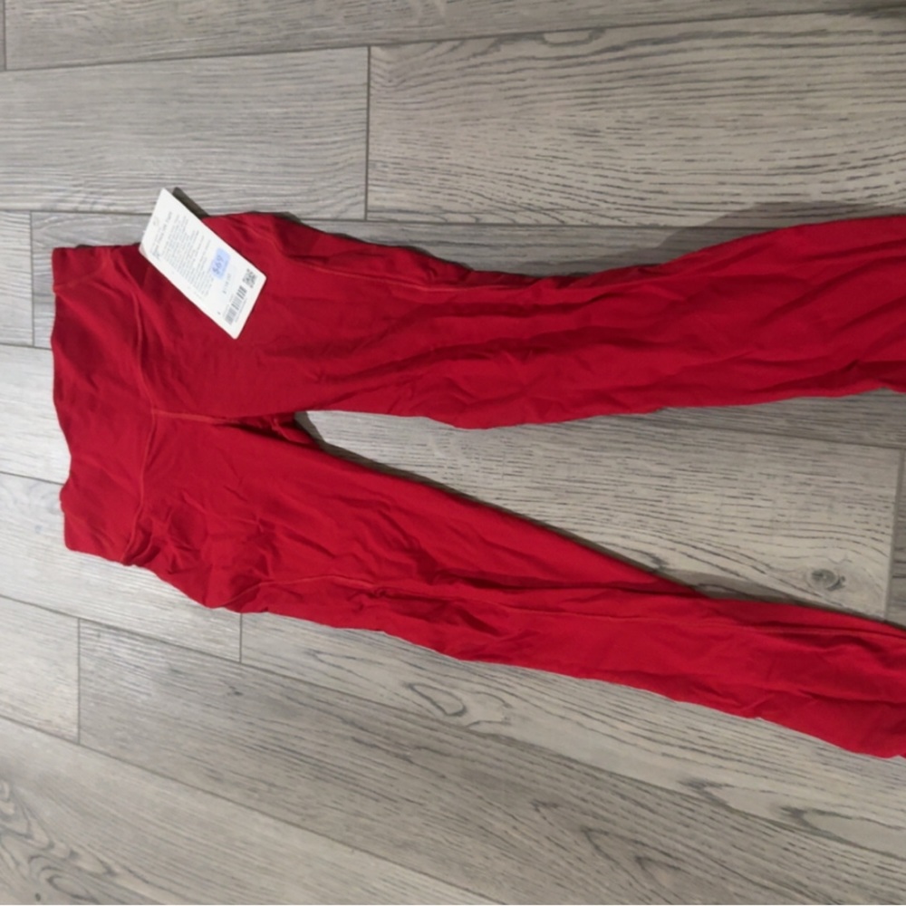 Lululemon Athletica Red Leggings